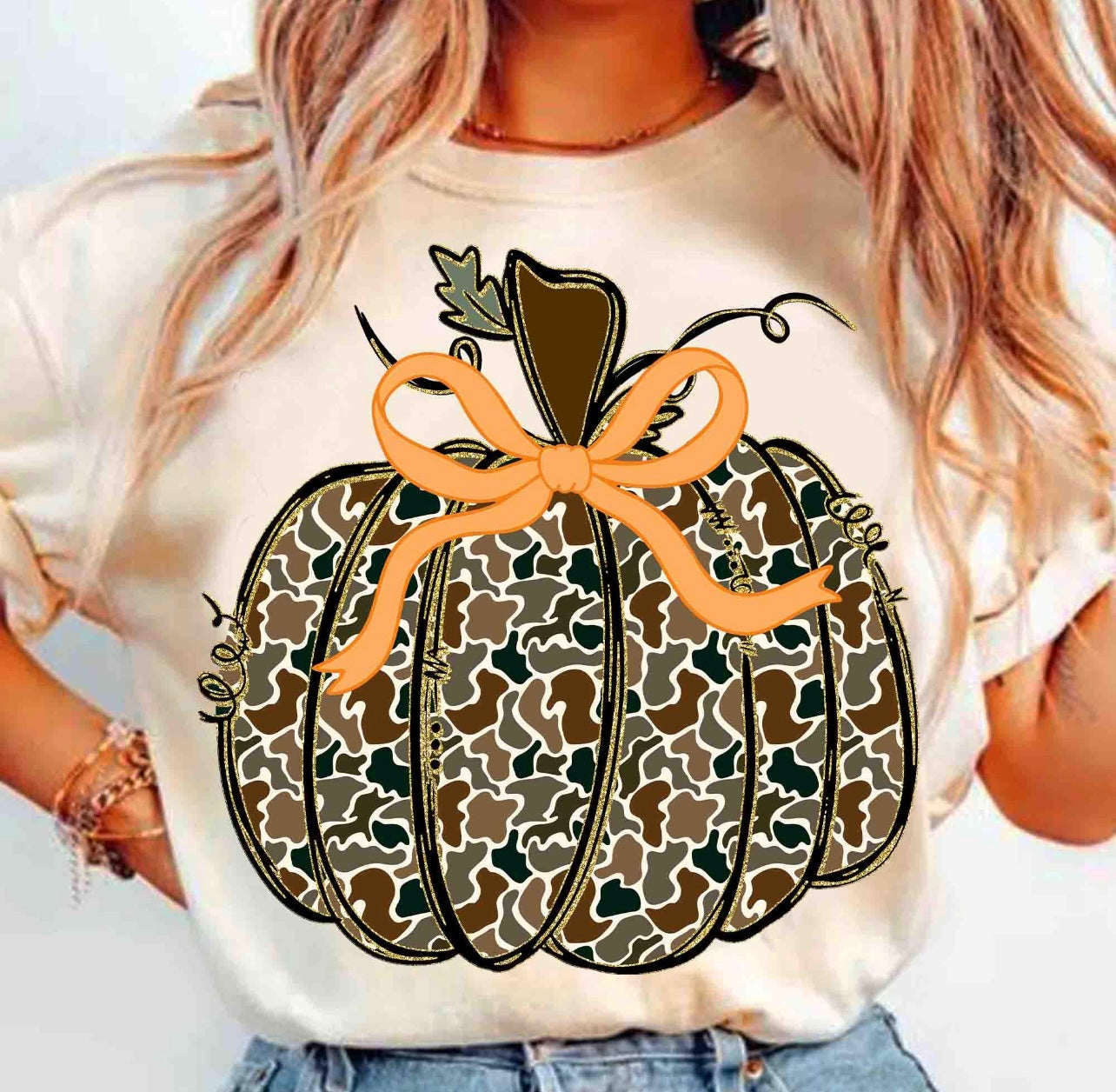 Fall Camo Pumpkin