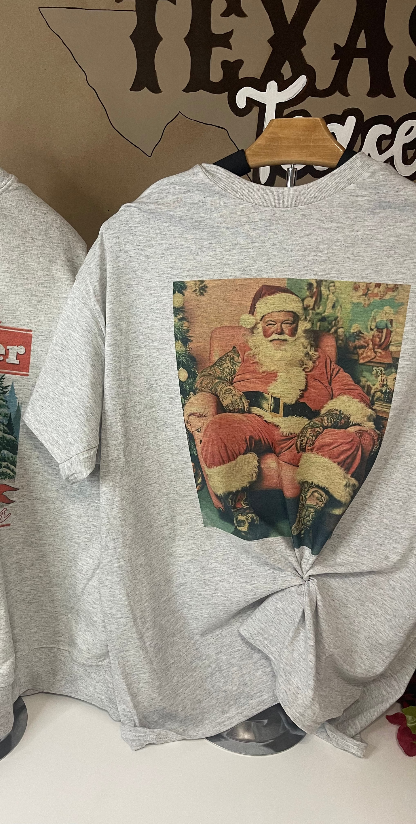 Retro Tattooed Santa