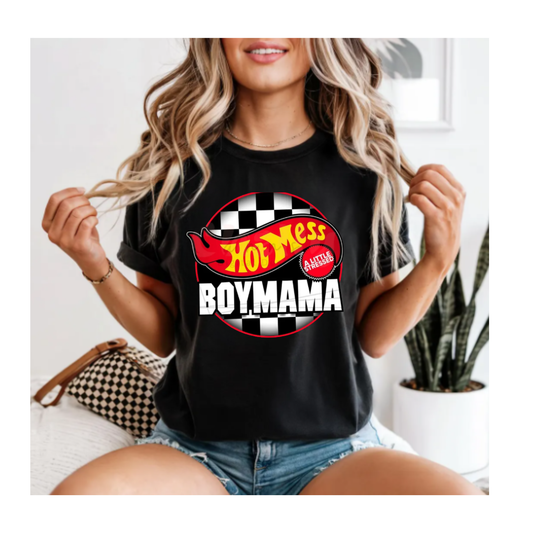 Hot Mess Boy Mama - CC Tee