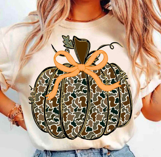 Fall Camo Pumpkin