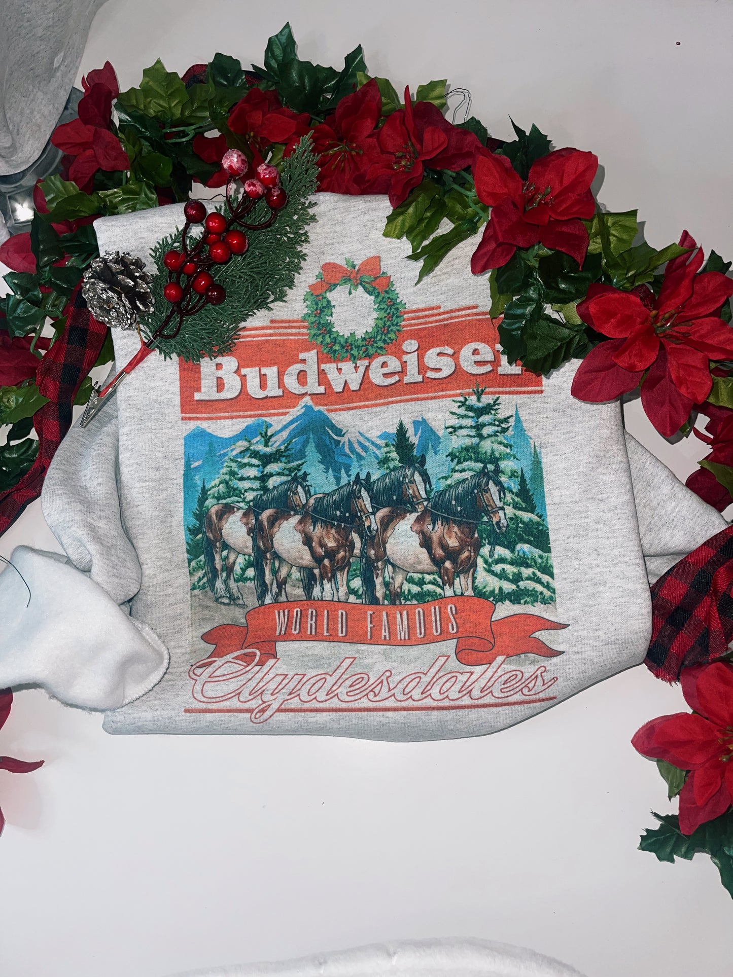 Vintage Budweiser Clydesdales