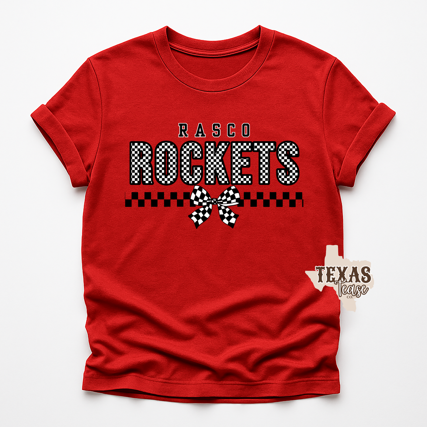 Rasco Rockets Checkered Bow