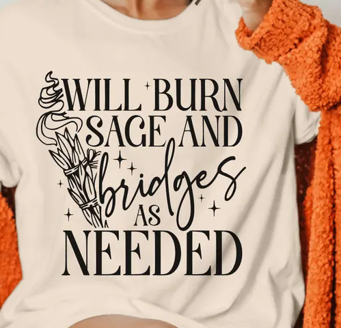 Burn Sage & Bridges - CC Tee