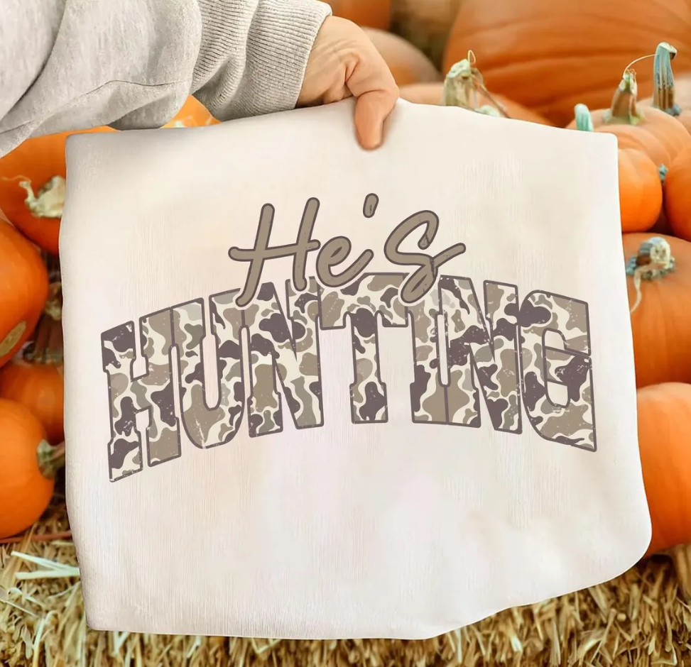 He's Hunting - CC Tee