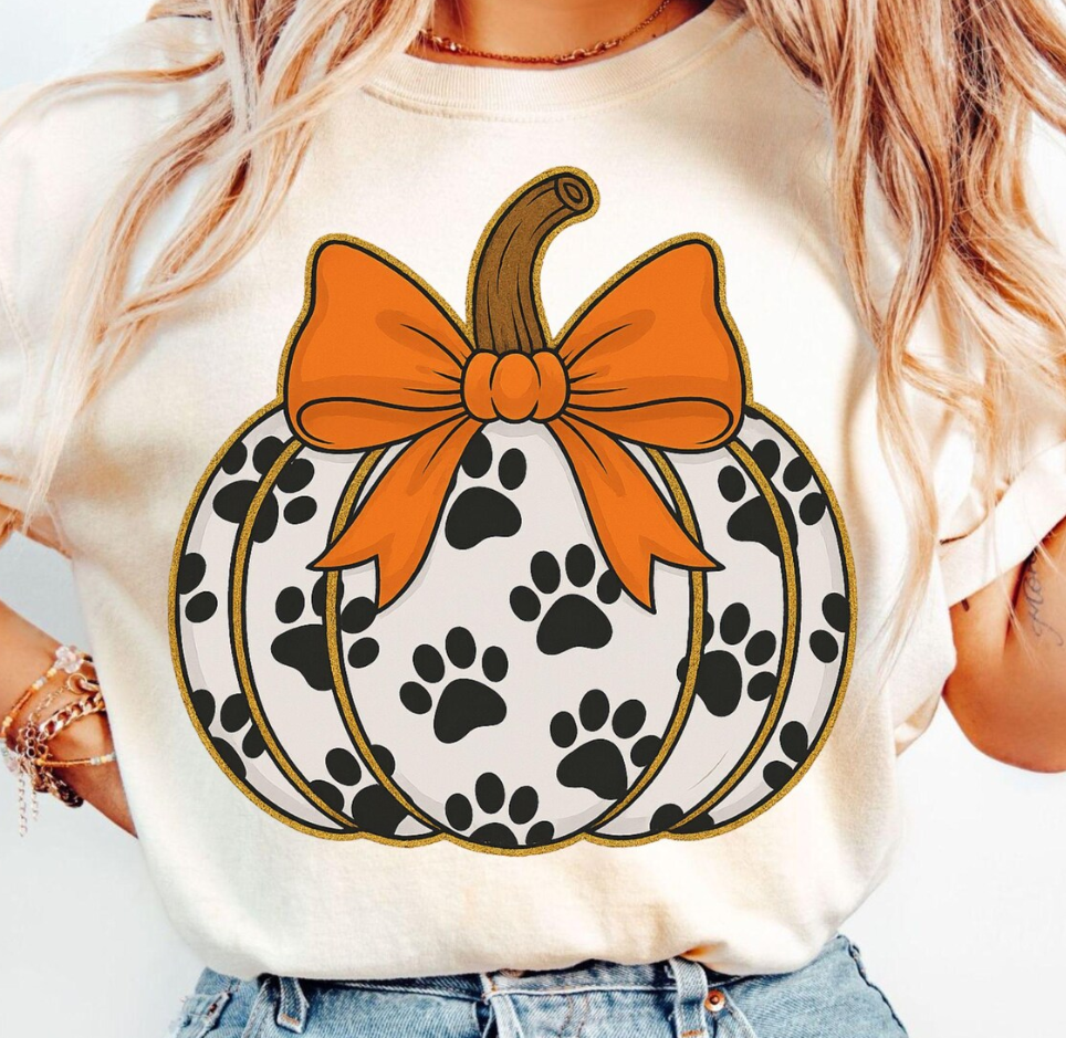 Pumpkin Paw Prints