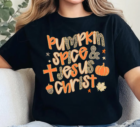 Pumpkin Spice & Jesus Christ - CC Tee