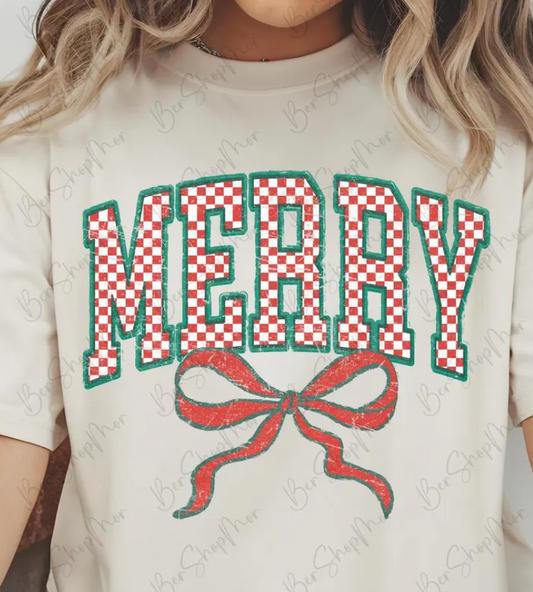 Merry Checkered Coquette