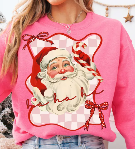 Sweet Santa Pink Sweatshirt