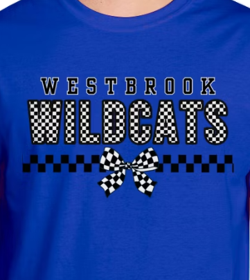 Westbrook Wildcats Checkered Tee